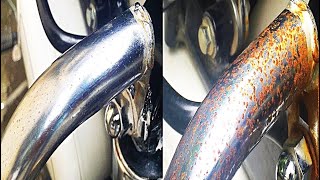 Rust Remover tested on my Motorcycle RoyalEnfield [upl. by Adamina287]