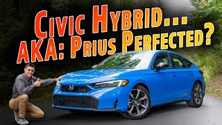 2025 Honda Civic Hybrid Hatchback  Quicker Than A Civic Si Sips Fuel Like A Prius [upl. by Phil814]