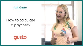 How to Calculate a Paycheck for Your Employees [upl. by Aihtnamas820]