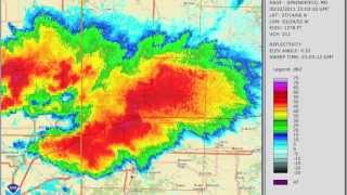 May 22 2011 Joplin Tornado Radar Loop [upl. by Elena]