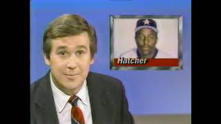 Chicago Cubs vs Houston Astros September 1 1987 quotBilly Hatcher Astros  Corked Bat Gatequot [upl. by Kelsey]