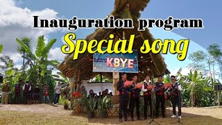 Inauguration program Special song KBYE Venue  Play Ground 8112024 [upl. by Bevvy]