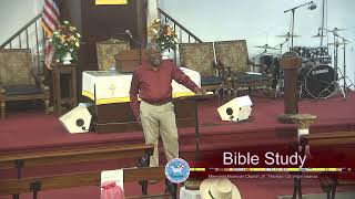 Memorial Moravian Church Bible Study September 18 2024 [upl. by Suoirtemed]