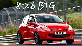 826 BTG Clio 197 Turbo Meglio Nurburgring [upl. by Reel]