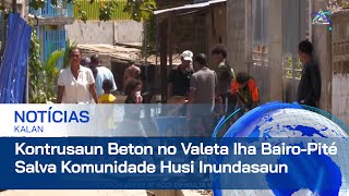 Konstrusaun Dalan Beton no Valeta Iha BairoPité Salva Komunidade Husi Inundasaun [upl. by Mariano]