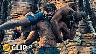 TChalla vs Killmonger  Ritual Combat Scene  Black Panther 2018 IMAX Movie Clip HD 4K [upl. by Benco]