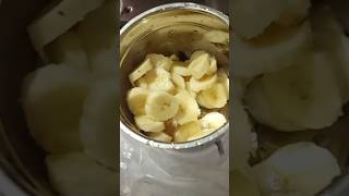 Banana shake l Banana milk chake recipe shortvideo [upl. by Airdnal]