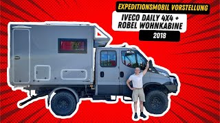 Expeditionsmobil Iveco Daily 4x4 mit Robel Wohnkabine als Absetzkabine [upl. by Ahtabat]