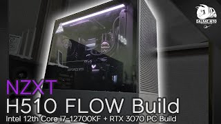 NZXT H510 FLOW Build  12th 12700K  Z690 TUF  RTX 3070 [upl. by Bibbie]