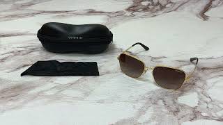 Vogue Sunglasses ModelVO4036SI Color 28013 GoldBrown Gradient Lenses [upl. by Fast364]