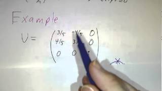 Diagonalizing Unitary Matrices [upl. by Stanly]