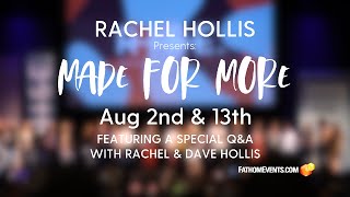 Rachel Hollis Presents Made For More [upl. by Bonis]