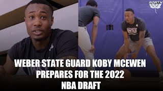 Weber State guard Koby McEwen is NBA ready [upl. by Aihpled]