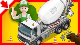 Betoniera per bambini Betoniera Cartoni Camion scavatrice trattore Macchine per bambini di 7 anni [upl. by Kella]