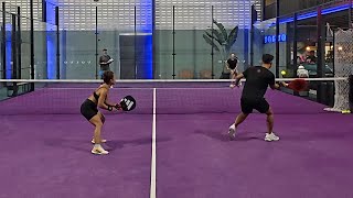 Ariff amp Aldryanna 0 vs 2 Rajay amp Delia  Joy Divison Padel ðŸ‡²ðŸ‡¾ [upl. by Ahders]