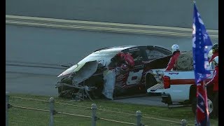 2018 ARCA Racing Series Chase Purdy Crash Talladega General Tire 200 [upl. by Ynnod821]