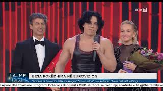 Shqipëria në Eurovizion 2024 me këngën “Zemrën ndorë” Mal Retkoceri fitues i Festivalit të Këngës [upl. by Prinz]