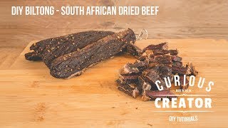 18 South African Biltong Recipe  DIY Curious Creator [upl. by Irihs266]