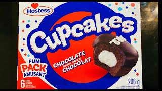 HOSTESS CHOCOLATE CUPCAKES  UNBOXING amp SWEET REVIEW 🍫✨ [upl. by Corene]