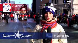 Web reportage LotoQuébec 3  Défilé de jour de personnages gonflables géants [upl. by Flatto628]