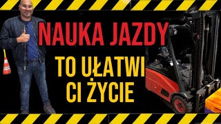 Nauka Jazdy wózkiem widłowym  jezdniowym  tak zdasz egzamin UDT [upl. by Ziana958]