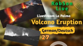 🔴Live🔴 Vulkanausbruch La Palma 21102021 Tag 31 des Ausbruchs [upl. by Kayne]