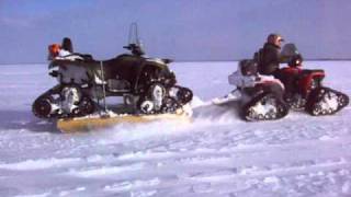 Polaris 800 Prospector VS Arctic Cat 650 MOV [upl. by Anelec]