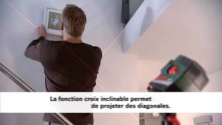 Niveau laser en croix Bosch PCL 20  avec fonction niveau vertical [upl. by Willie862]