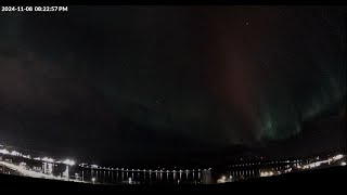 Kiruna Swedish lapland Northern Lights November 8th 2024 [upl. by Teddy]