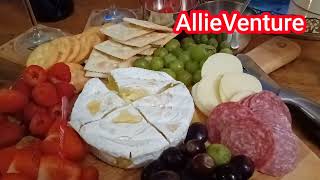 Easy Elegant Appetizer  Ultimate Cheese platter with Wine  AllieVenture [upl. by Anett413]