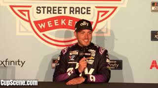 NASCAR at the Chicago Street Course July 2024 Alex Bowman post race [upl. by Ferdinana401]