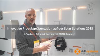 APsystems Produktpräsentation auf der Solar Solutions 2023 [upl. by Assenab]