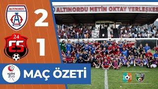 Altınordu 21 24 Erzincanspor  ÖZET  Nesine 2 Lig Beyaz Grup 5 Hafta [upl. by Ahsert]