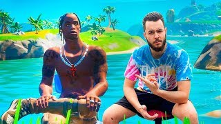 JUGANDO CON TRAVIS SCOTT EN FORTNITE  TheGrefg [upl. by Amliw]