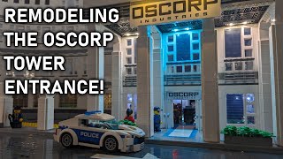 MustSee LEGO® Transformation Remodeling the Oscorp Tower Entrance [upl. by Omari]