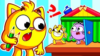 Dollhouse Party Song 🏠 Toys Dream House  Funny Kids Songs 😻🐨🐰🦁 And Nursery Rhymes by Baby Zoo [upl. by Leinaj]