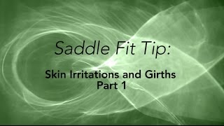 Skin Irritations and Girths Part 13 by Saddlefit 4 Life® [upl. by Noemys]