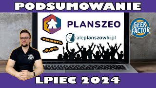 Podsumowanie Lipca 2024  AlePlanszowki  Planszeo  Promocje Przedsprzedaże  Bestsellery [upl. by Slifka700]