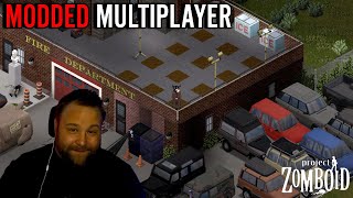 Project Zomboid Modded Multiplayer Server Launch [upl. by Edmead883]