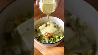 Day 2630 of easy healthy salad recipes viral recipe salad fitness proteinsalad chickpeasalad [upl. by Niuqauj388]