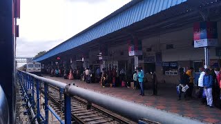 07641 KCG  NRKR announcement arriving amp Departing Nizamabad Junction [upl. by Regdirb]