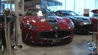 Red Maserati GranTurismo tuned by Mansory [upl. by Aikrehs117]