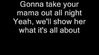 Take your mama out lyrics The scissor sisters [upl. by Laehcar]