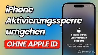 iCloud Sperre entfernen  iPhone Aktivierungssperre ohne Apple ID umgehen 2024 [upl. by Aeslahc909]