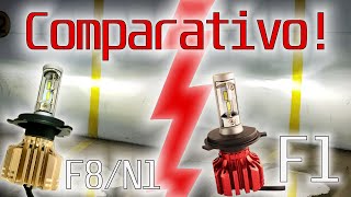 Comparativo LED refrigeración pasiva F1 Vs F8  N1 CSP  Entreled [upl. by Enisamoht623]