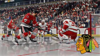 Chicago Blackhawks vs Detroit Redwings NHL 25 4K [upl. by Aliahs]