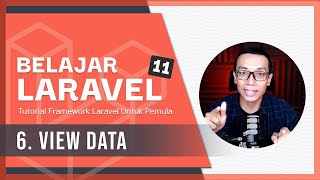 Belajar Laravel 11  6 View Data [upl. by Elyagiba]