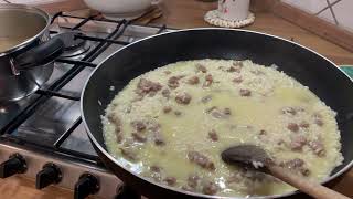 Risotto salsiccia e zafferano [upl. by Epoillac]