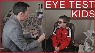 Childrens Eye Test  Frankie visits John Laverty Opticians in Coleraine [upl. by Nnylyoj286]