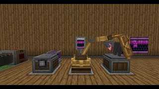 Minecraft Create Mod Mechanical Arm Tutorial [upl. by Rimola187]